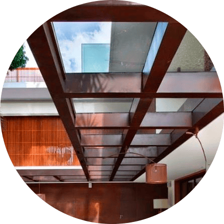 Aço Corten - Esquadrias de alumínio